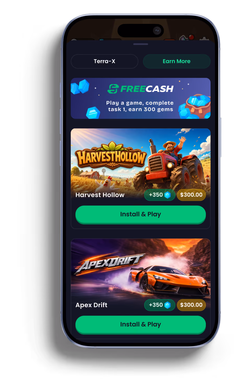 Screenshot of the Link application